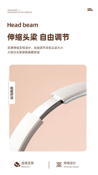 Fone de ouvido Bluetooth Wireless Headphone