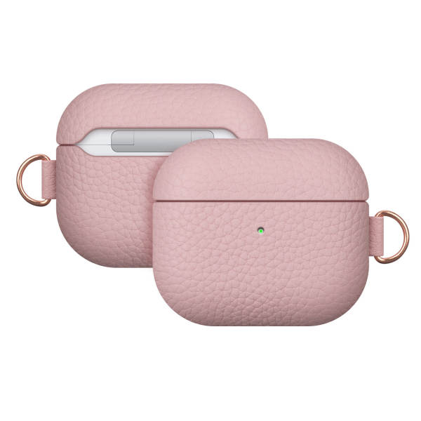 Compatível com AirPods Pro 3 Series AirPods couro genuíno textura jacaré capa protetora para fone Apple