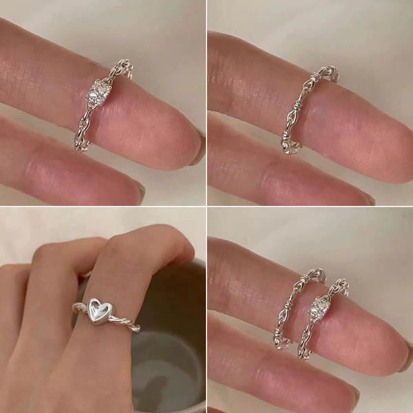 O anel de coroa coreana com anel de coroa pode ser ajustado com o anel de coroa.