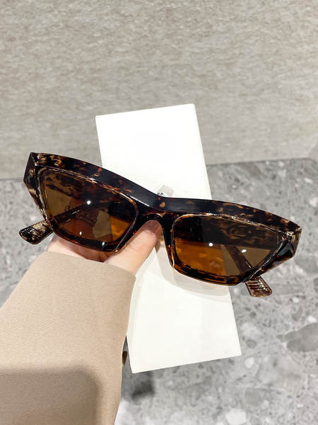 Óculos de sol estilo retrô casual coreano moda gatinho armação homem mulher personalizado tendência versátil esporte influenciador street wear