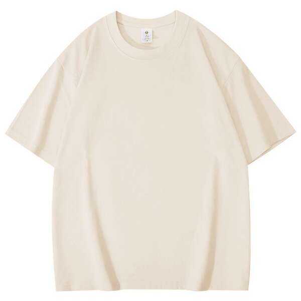 T-shirt feminino de pulso curto personalizado logo de trabalho camisa cultural de 220 gramas de algodão puro camisa feminina