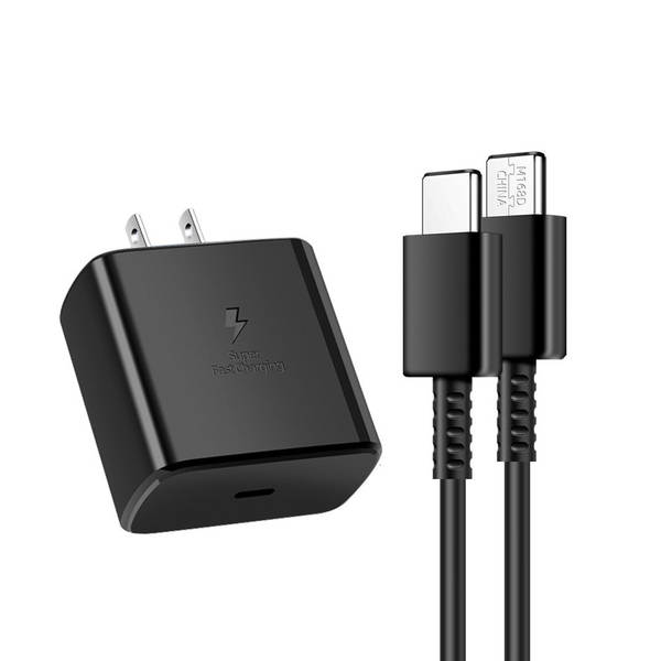 Cabeça de carregador ultra-rápido da Samsung S25 Ultra 45W para o Galaxy S22 23 24