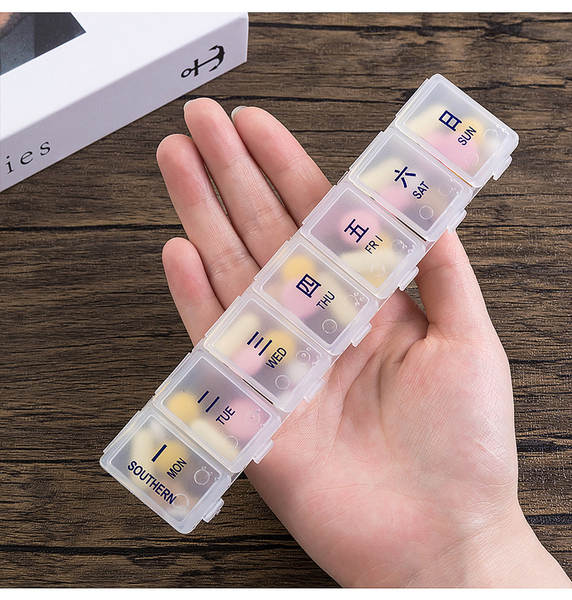 Caixa de Medicamentos Portátil 7 Dias