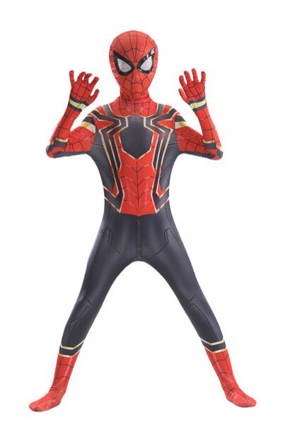 Homem-Aranha Vestido Herói Expedição Adulto Cosplay Vestido de Halloween Crianças Miles Vestido de Corpo