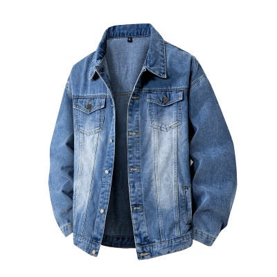 Jaqueta de couro masculina