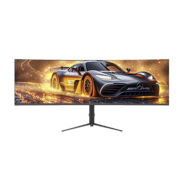 49 polegadas 5k144hz ecrã elétrico curvo 32:9 com tela de peixe jogos de escritório elevador HDR40 polegadas 5k75