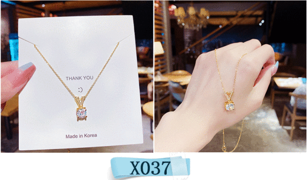 Colar feminino em titânio aço luxo não desbota versátil pendente sofisticado design exclusivo minimalista corrente clavícula acessório importação