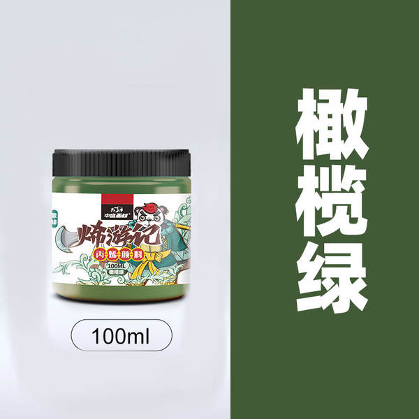 Kit de acrílico por atacado de tinta de acrílico 100ml impermeável para bonecas de pintura de cor líquida de cor de urso
