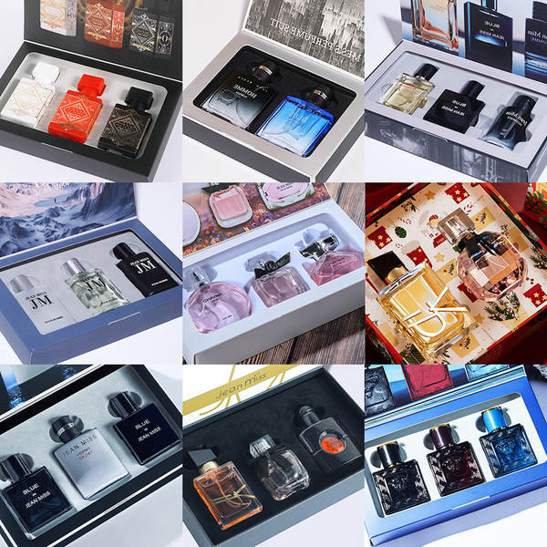 Transfronteiriço do comércio estrangeiro masculino sutiã de perfume Gulag Permanente Aroma Transmissão ao vivo TK explosão homem mulher caixa de presente de perfume atacado