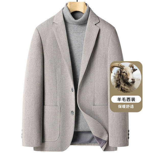 Terno de lã masculino