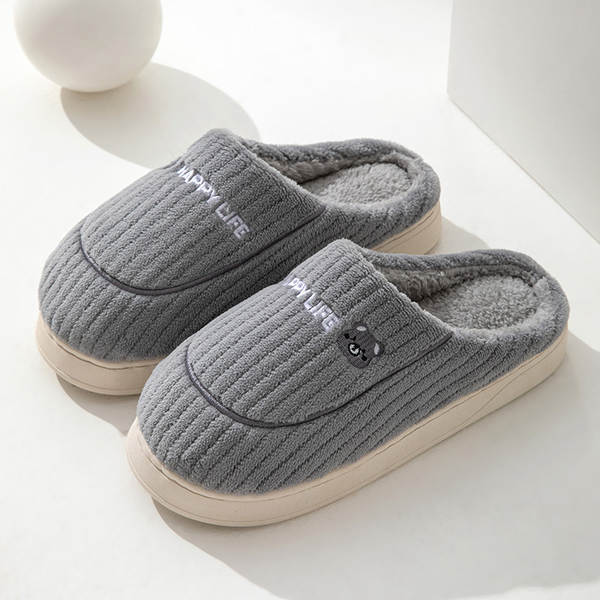 Chinelo de Felpa Quente para Mulher