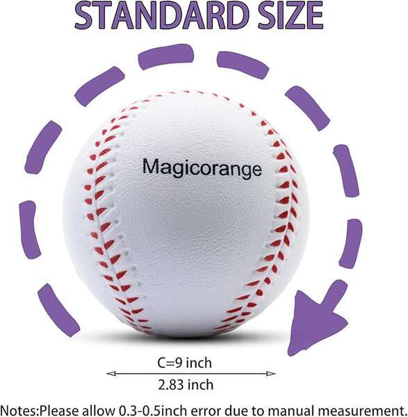 PU Soft Baseball Esponja Baseball Iniciantes treinar baseball bola 9 polegadas 11 polegadas crianças baseball seguro sem ferimentos