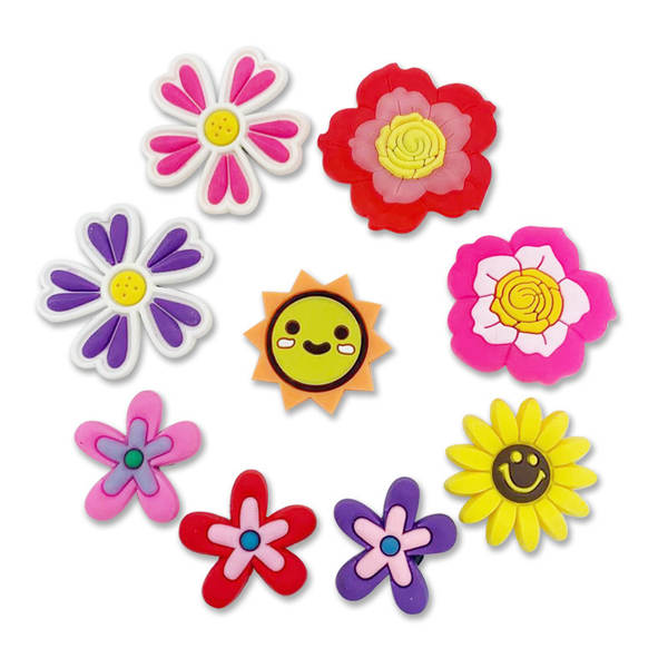 Flor para Calçado de Plástico