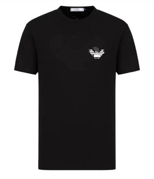 Camiseta Masculina Curta de Algodão