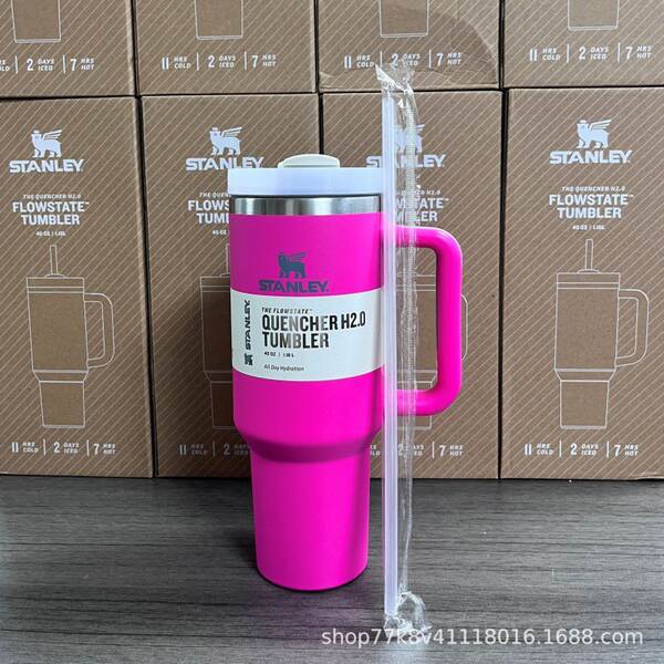 Novo Stanley STANLEY 2a geração 40oz copo de mão dupla camada de aço inoxidável aquecedor refrigerante copo de carro de gelo