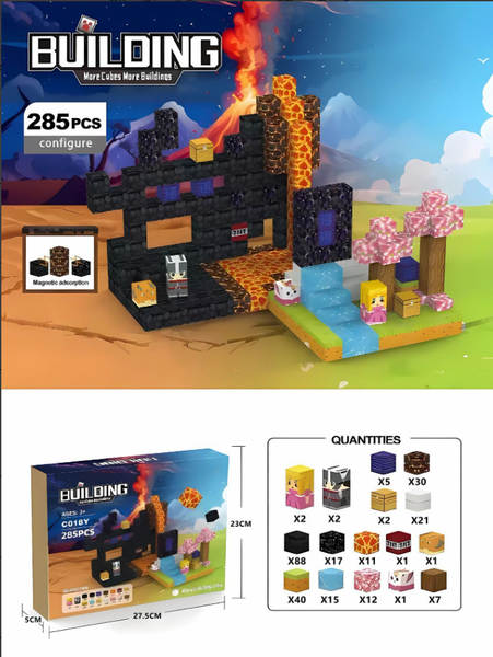 Amazon Magnetic Buiding Cubes Brinquedos de Construção Magnética