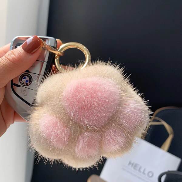 Pulseira de Pelúcia de Gato