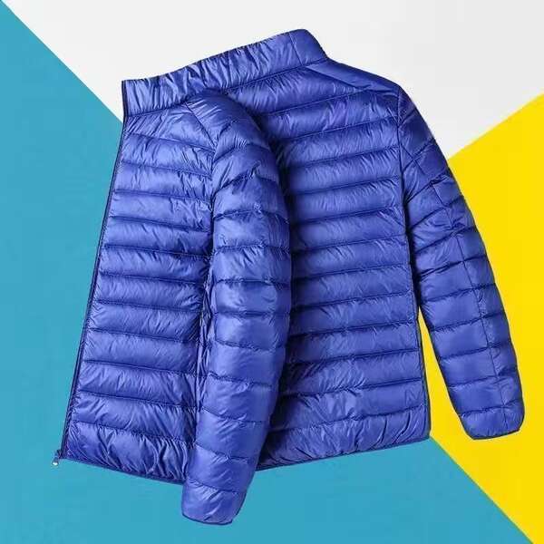 Jaqueta parka alemã premium ultraligeira em pluma de pato, tamanho grande masculino, outono-inverno, isolamento térmico