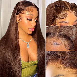 Peruca frontal de renda 5x5 Pixie Curly 300 Density cabelo humano SDD