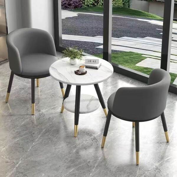 Mesa e cadeiras de varanda casual estilo nórdico moderno simples à moda intercâmbio