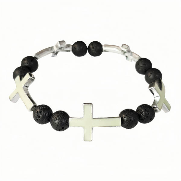 Transfronteiriço Amazônia explosivo noite cruz colar colar colar suíte masculino e feminino elegante colar colar brilhante