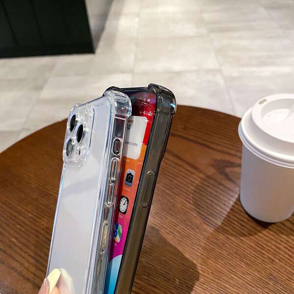 Aplicável ao iPhone 17 Proper Phone 15 PROMAX Quadrangular de proteção de casca espacial Apple 17e Airbag