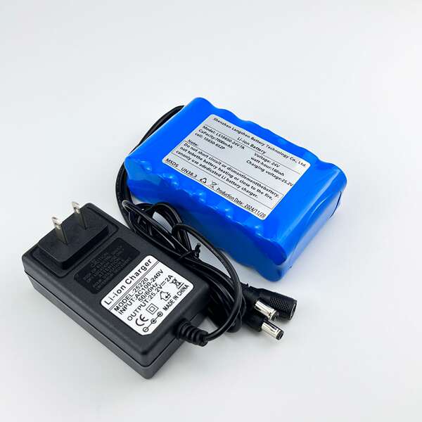 18650 bateria de lítio 24v5200mah bateria de grande capacidade de armazenamento de energia 18650 bateria de lítio triplo