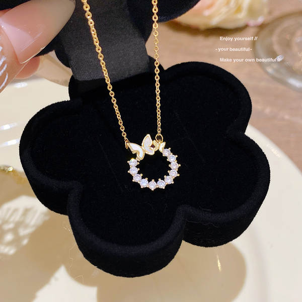 Colar feminino em titânio aço luxo não desbota versátil pendente sofisticado design exclusivo minimalista corrente clavícula acessório importação