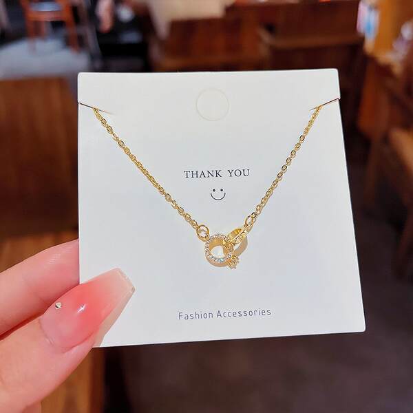 Colar feminino em titânio aço luxo não desbota versátil pendente sofisticado design exclusivo minimalista corrente clavícula acessório importação