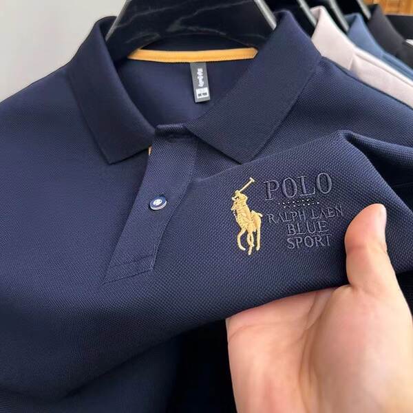 Camisa Polo Masculina de Algodão