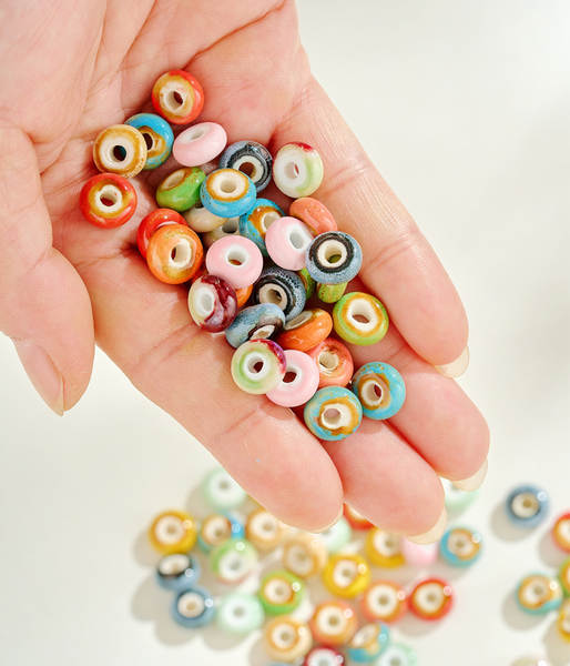 Pérolas de Cerâmica para Colar