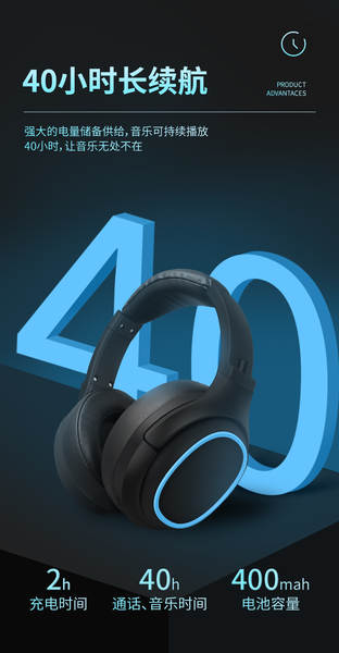 Bluetooth Factory Headphone sem fio