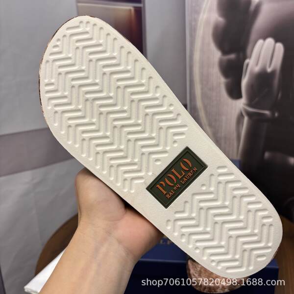 Polo de couro masculino