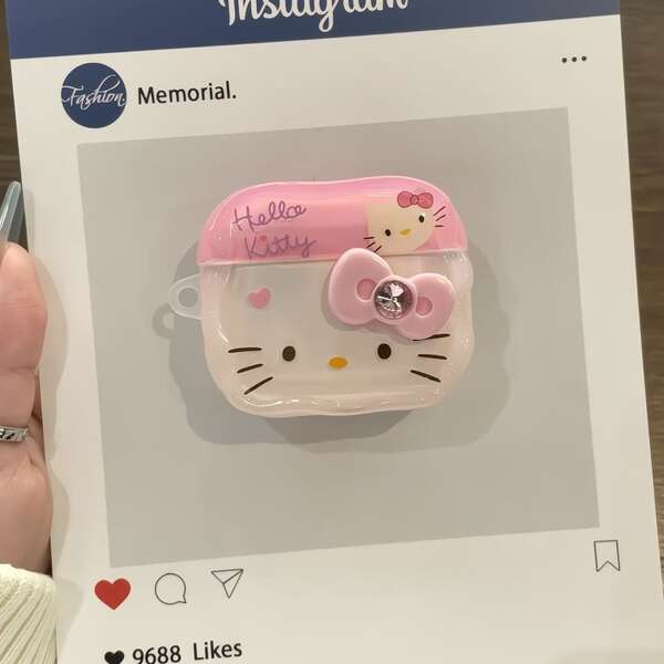 AirPods 4 geração 2024 novo modelo gatinho fofo aplicável Apple fone de ouvido Bluetooth capa protetora anti-poeira