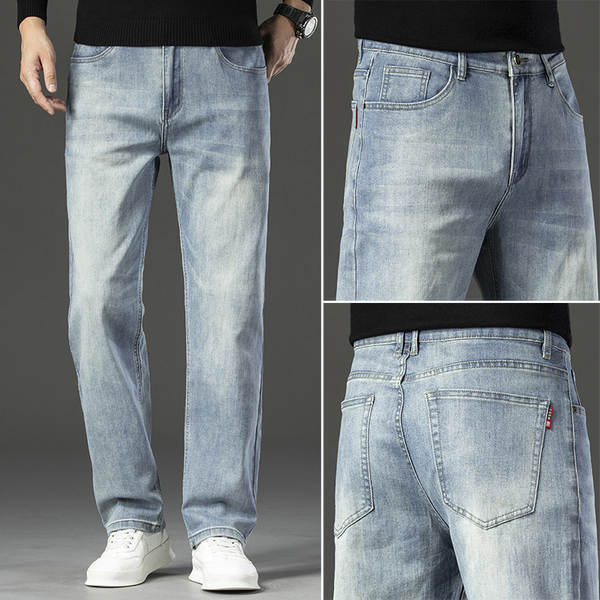 Calça jeans reta masculina