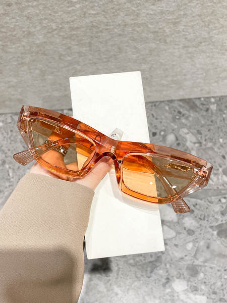 Óculos de sol estilo retrô casual coreano moda gatinho armação homem mulher personalizado tendência versátil esporte influenciador street wear