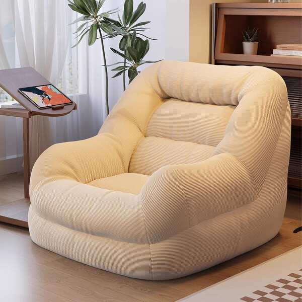 Sofá de tatami sofá preguiçoso sofá com pedal dormitório sala de estar varanda de lazer sofá solteiro pequeno sofá cadeira