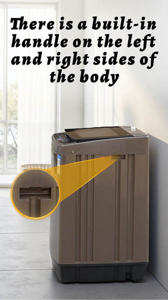 Máquina de lavar roupa automática com secadora