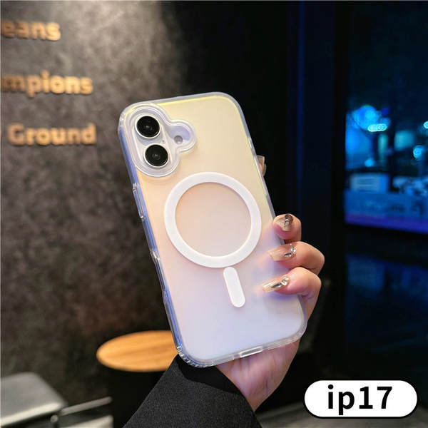 Aplicável ao iPhone 17 Capa de celular Apple 17 Promax Capa magnética 18 Pro