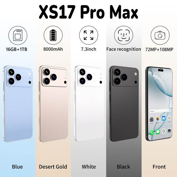 Cugo Cross Border Phone XS17 Pro Max Cross Border Mobile Global Edition 3+64GB ecrã 7.3