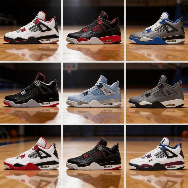 Sapato de Basquete AJ4 Alto