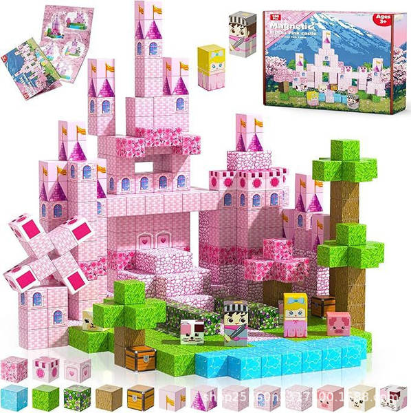 Amazon Magnetic Buiding Cubes Brinquedos de Construção Magnética