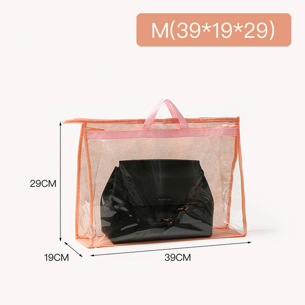 Saco de armazenamento de sacolas de alta capacidade do guarda-roupa suspenso de lixo de armazenamento do saco de armazenamento do PVC visível do saco de poeira