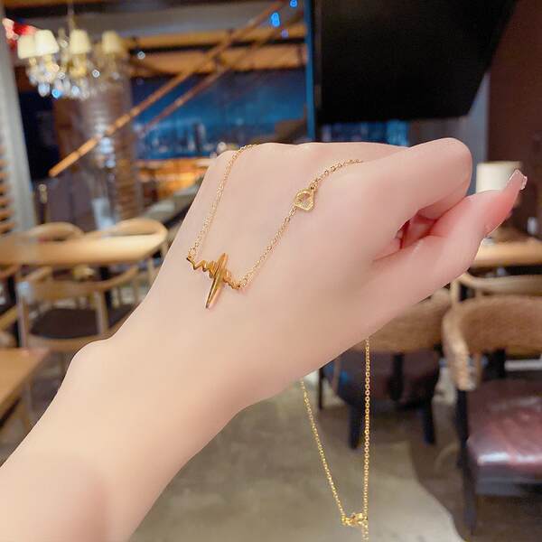 Colar feminino em titânio aço luxo não desbota versátil pendente sofisticado design exclusivo minimalista corrente clavícula acessório importação
