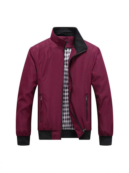 Jaqueta masculina 2025 nova coleção primavera outono casual transfronteiriço estilo coreano piloto aviador com zíper