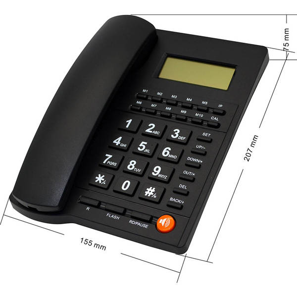 Telefone com display para hotel