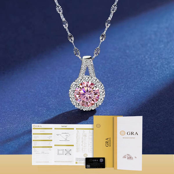 S925 Prata pura de 1 caráter colar de flores solares femininas ins gotejamento de água de alta qualidade moçambique pendurado design simplicidade de sobremesa