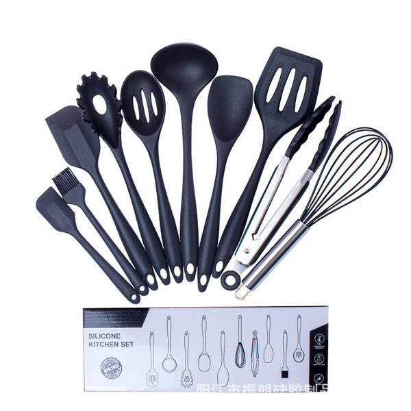 Conjunto de 10 Utensílios de Silício para Cozinha