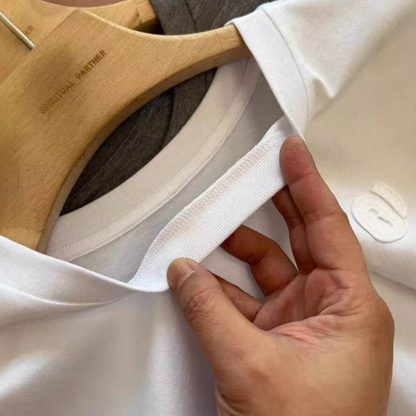100 caroço algodão miu estilo original letra pura adesivo simples pulseira curta luva casual T-shirt na roupa feminina