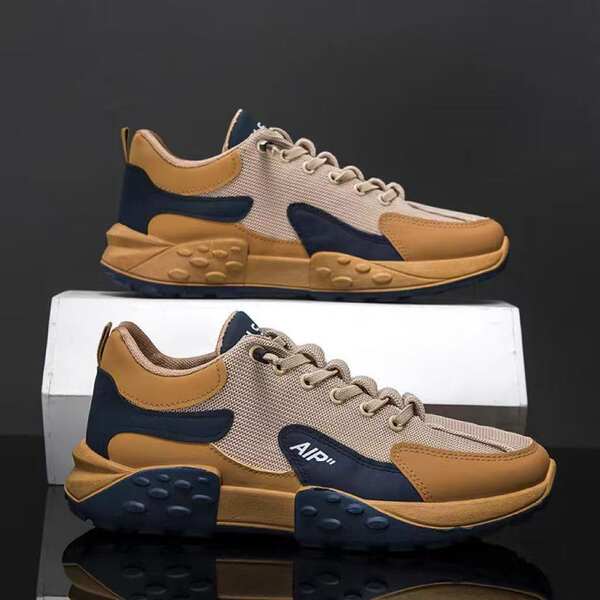 Sapatos de corrida para homens transfronteiriços 2026 Nova versão coreana de sapatos de corrida para homens de faixa baixa